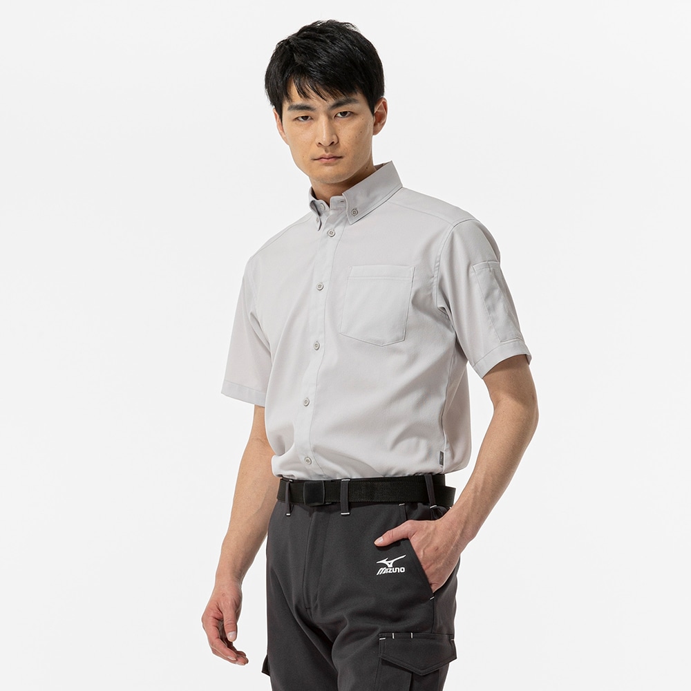 ワークシャツ ストレッチ(制電／半袖)|F2JC1580|ウエア|ワーキング用品