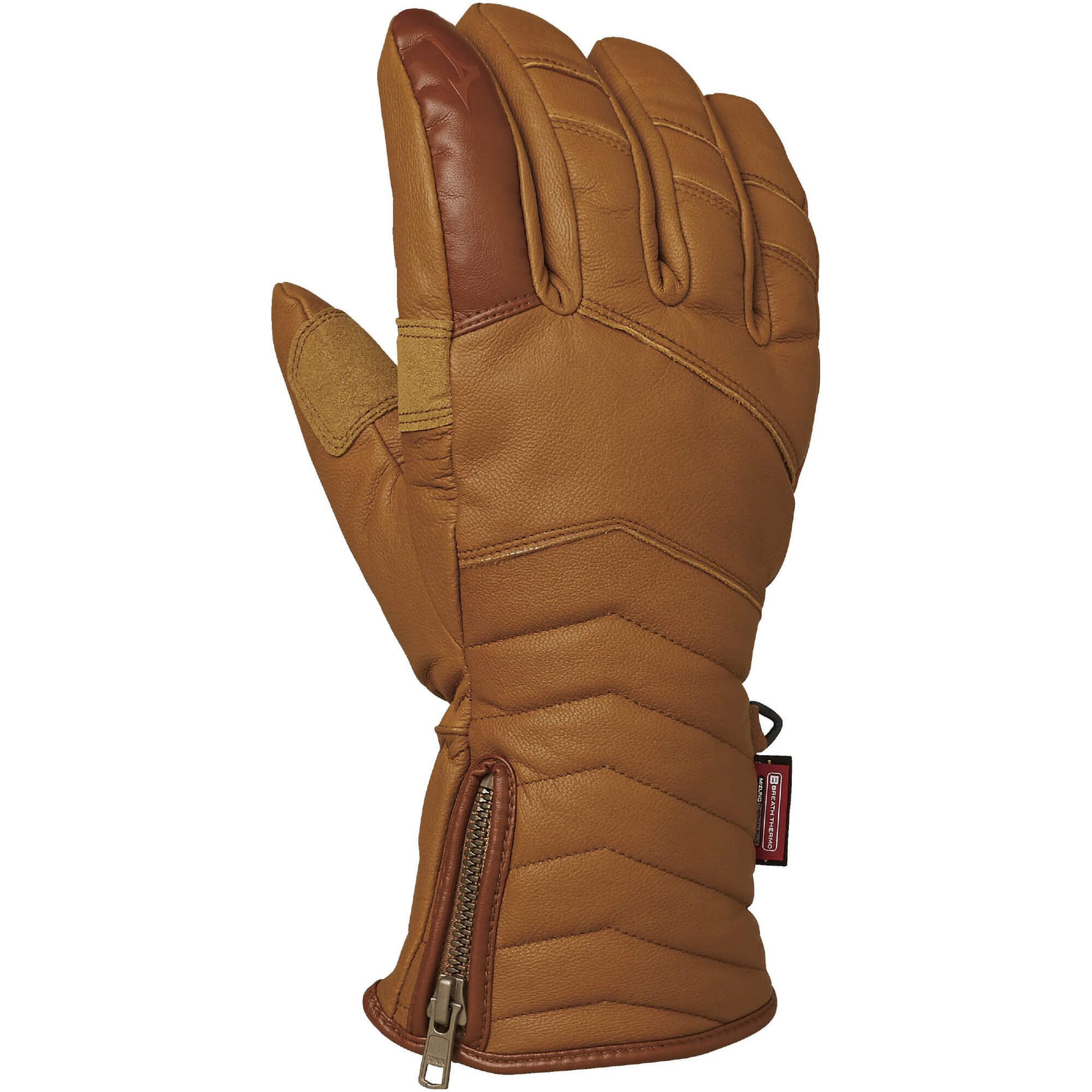 吸湿発熱】オールレザー5フィンガーグラブ|Z2JY9501|グラブ|スキー