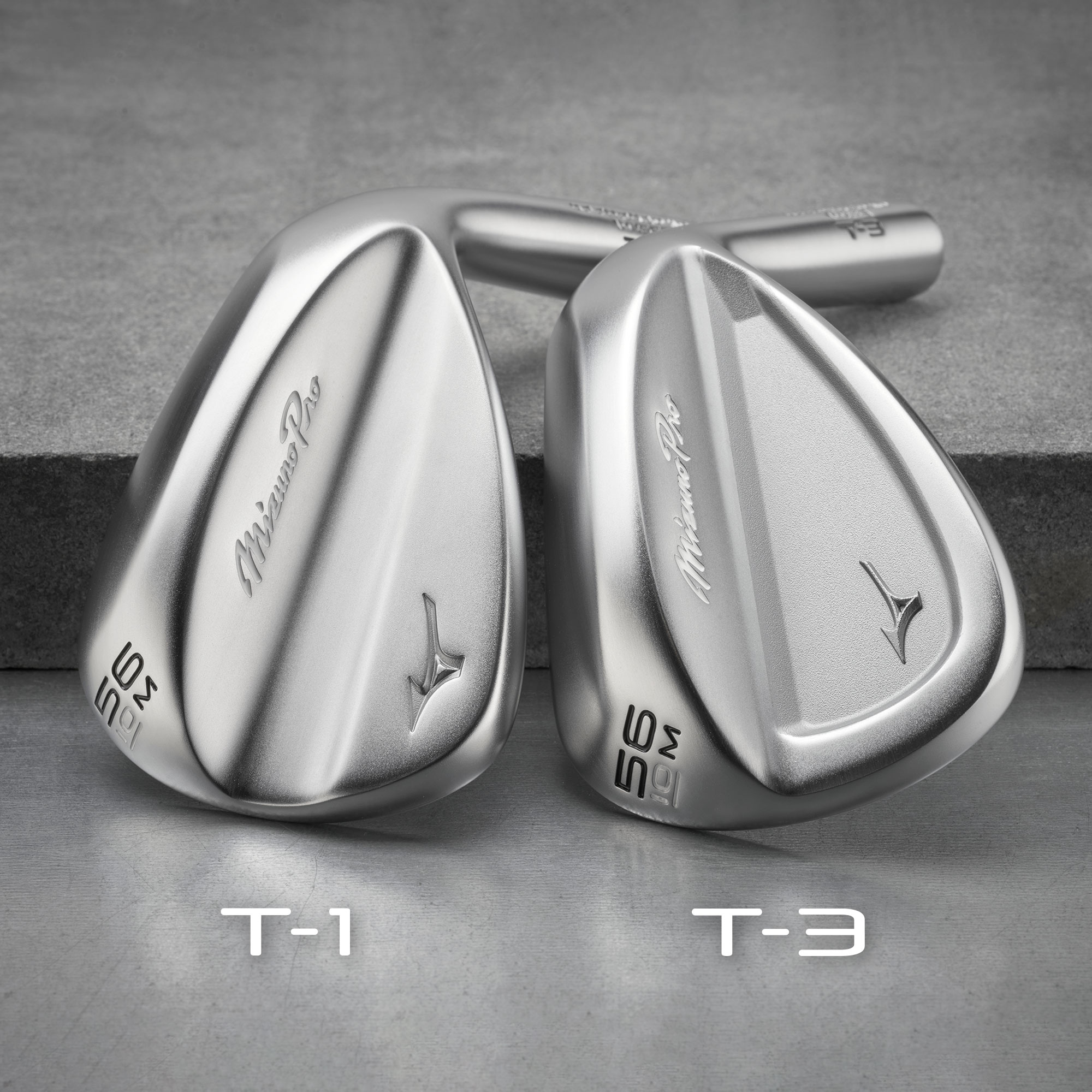 Mizuno Pro T-3 ウエッジ(ホワイトサテンブラッシュ仕上げ)(N.S.PRO