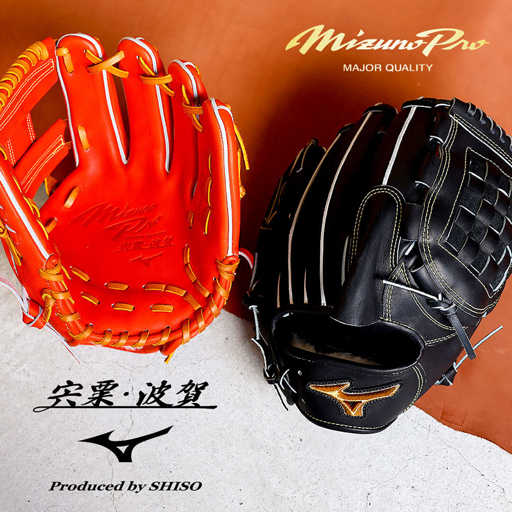 硬式用【ミズノプロ】宍粟牛グラブ【内野手用／サイズ10】|1AJGH10903