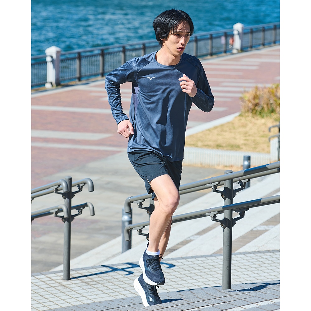 クイックドライTシャツ(長袖)|32MAC022|ミズノトレーニング