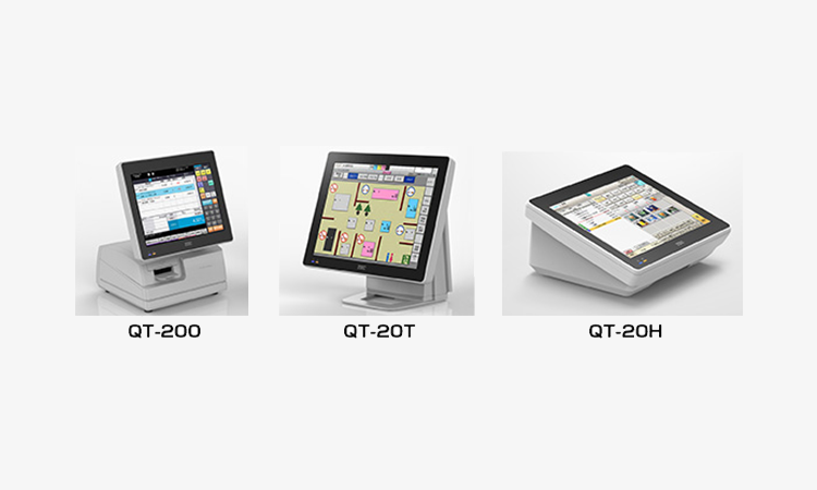 東芝テック】専門店向けPOSターミナル「QT-200/QT-20T/QT-20H」が販売