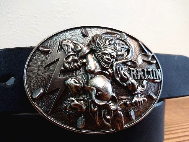 JUN COMPANYオリジナルデザイントップバックル 【雷神】 JC-003