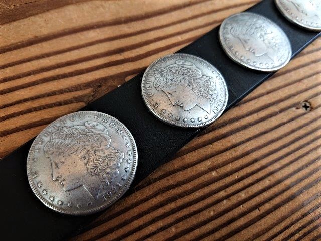 コンチョベルト【MORGAN DOLLAR CONCHO 】 38mm