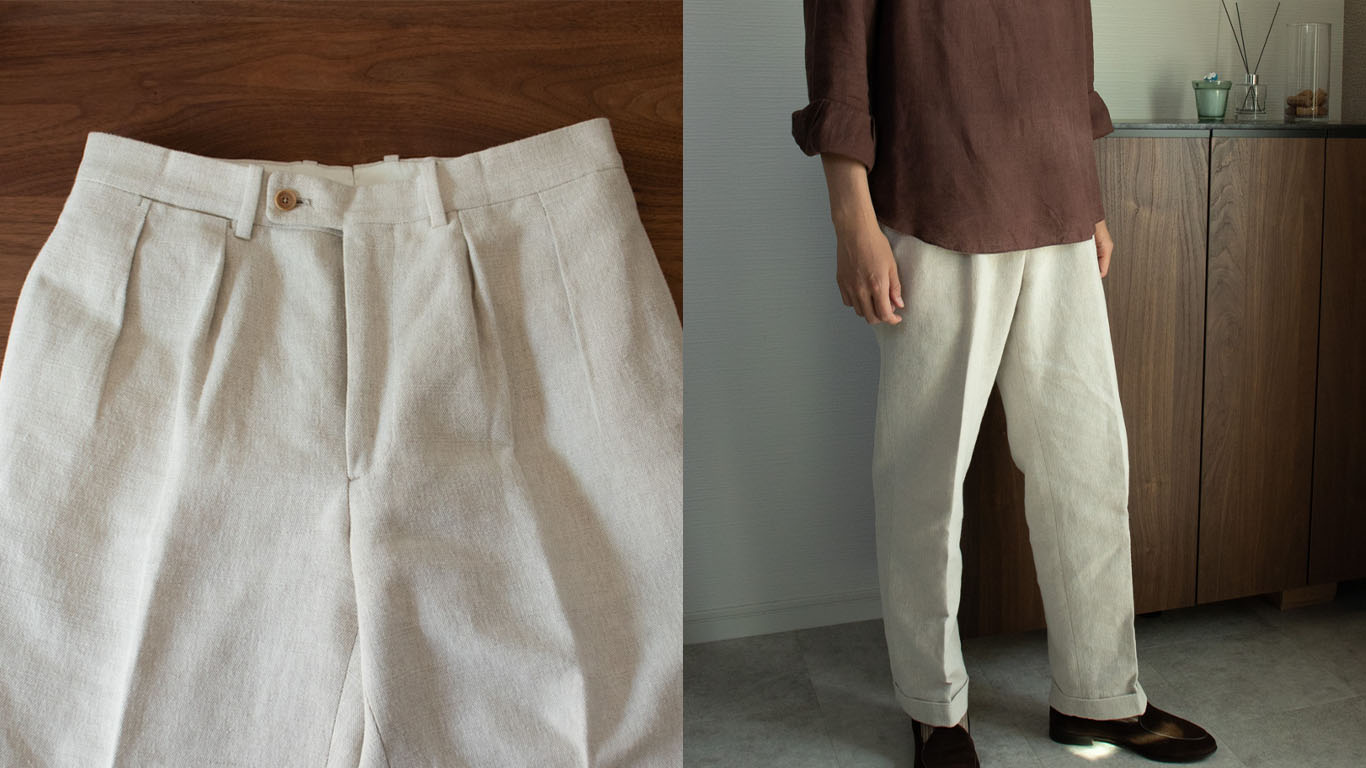 ベルナールザンスのBAC Jはゆったりとした今っぽいトラウザーズ