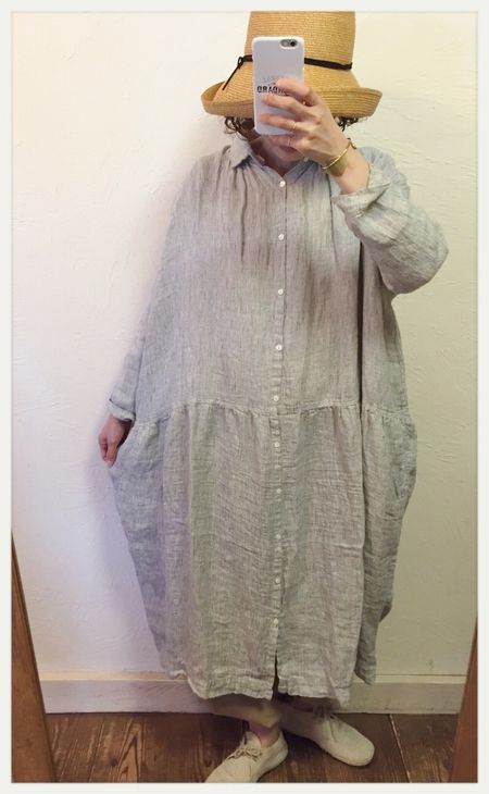 ichi/Antiquite's(アンティークス） 90104 東炊きリネンストライプ