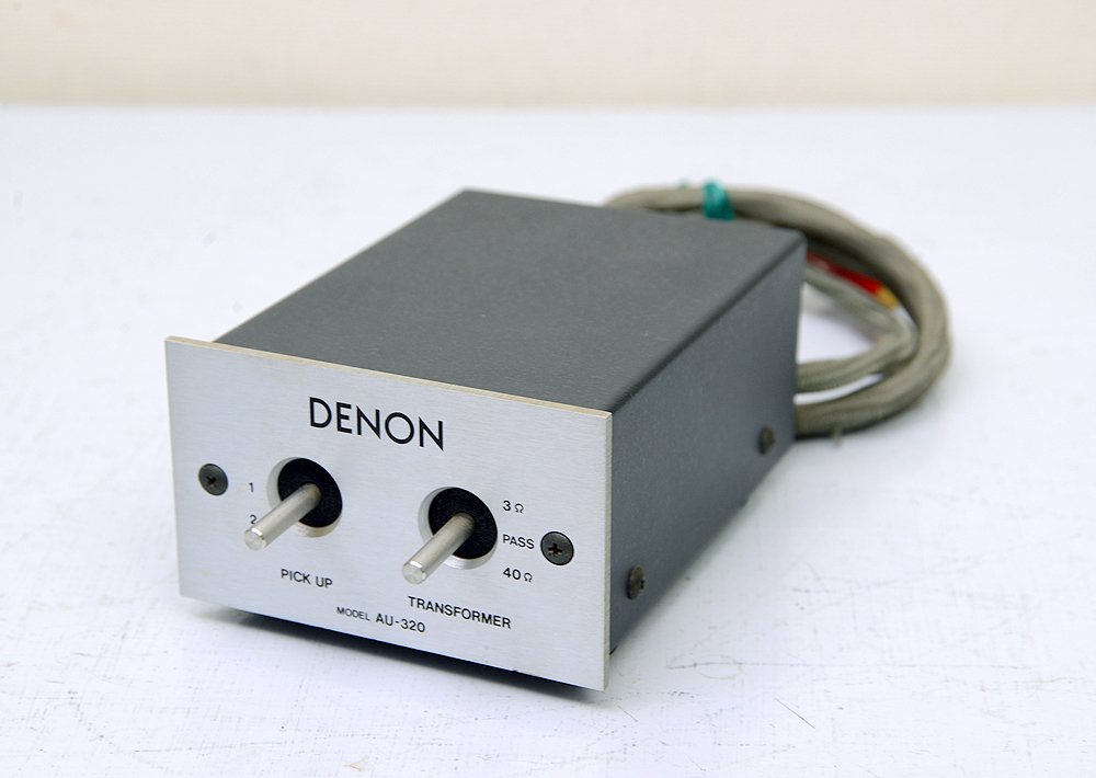 DENON デノン AU-320 MCカートリッジ専用昇圧トランス - 中古