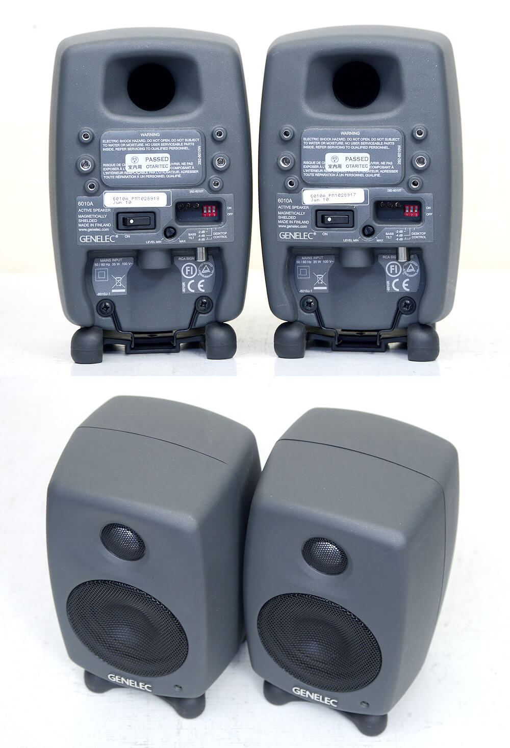 GENELEC 6010A パワードモニタースピーカー / 札幌の中古オーディオ