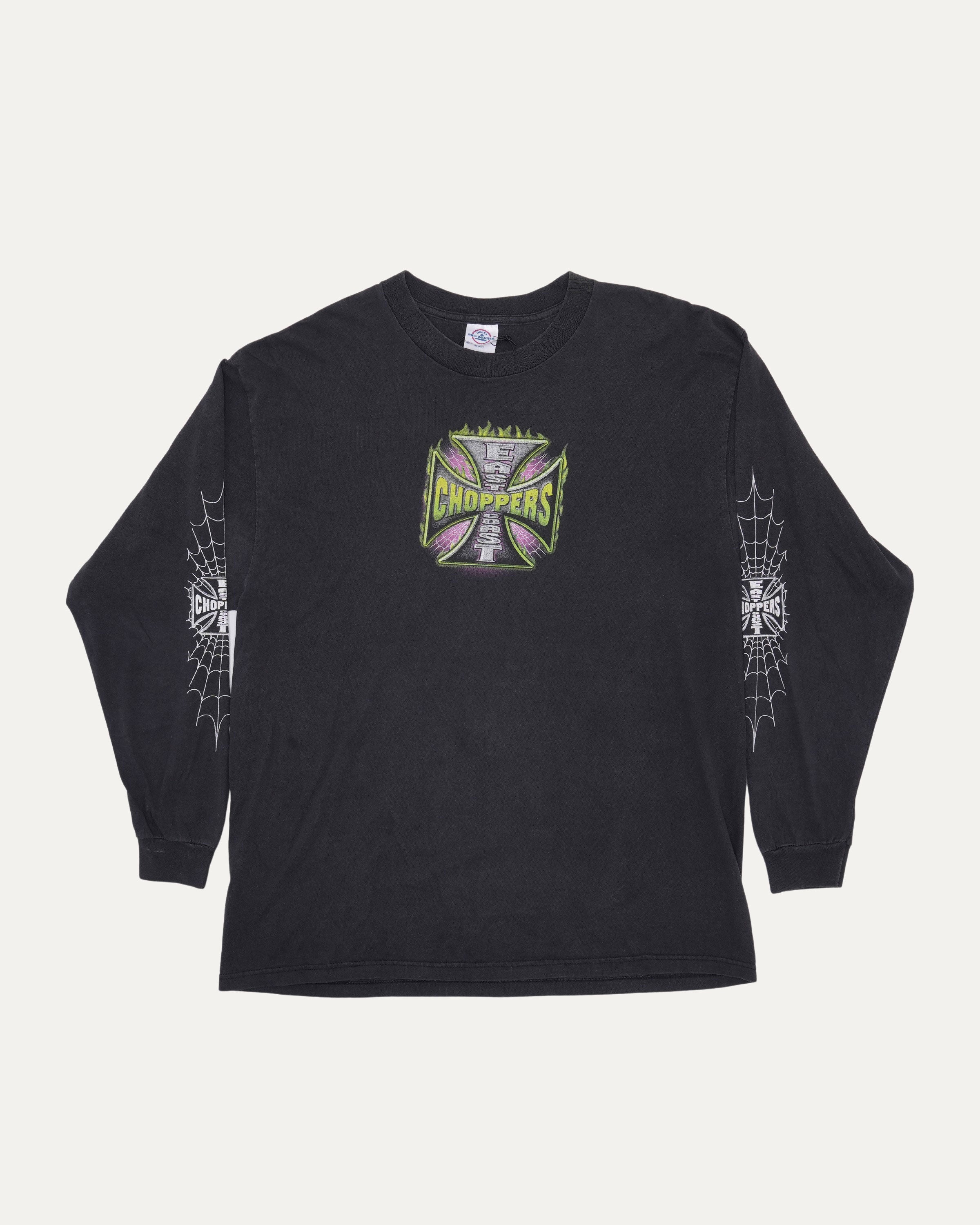 West Coast Choppers Spiderweb Logo Long Sleeve T-Shirt – Justin Reed