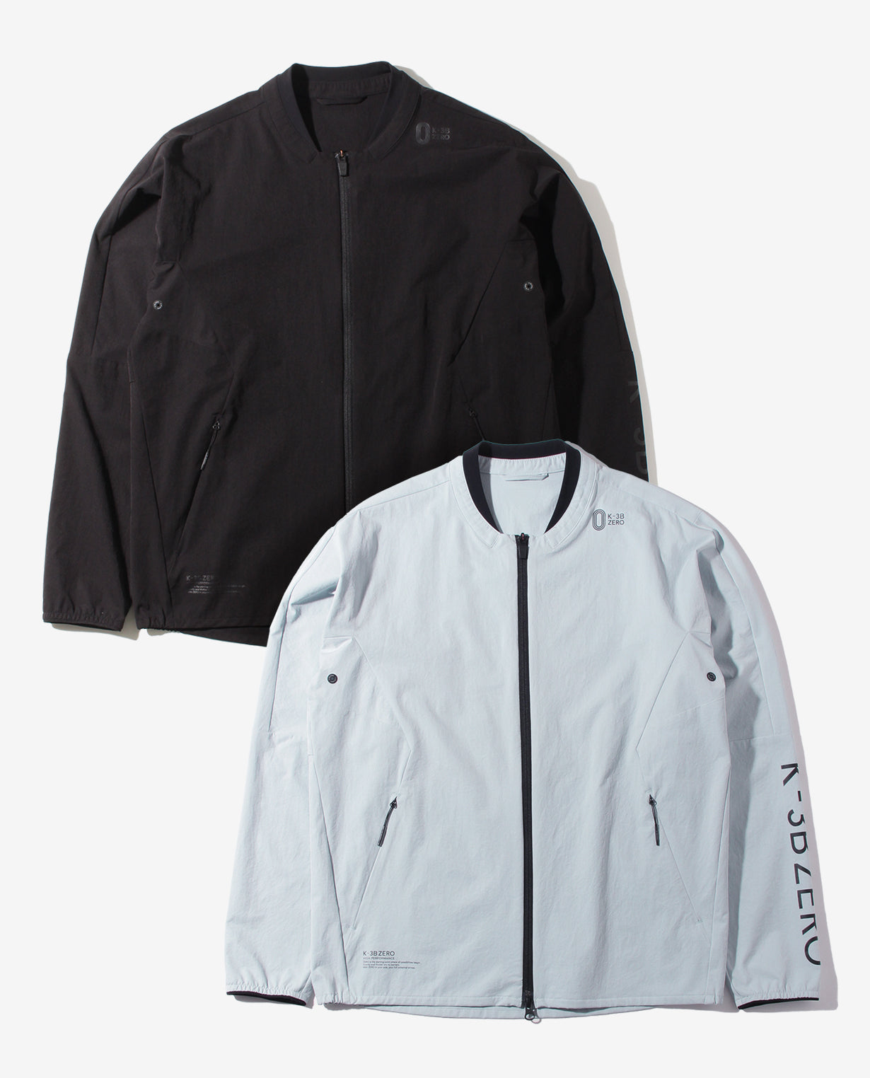 0_672_L ヴィンテージストレッチ MA-1ジャケット (ブラック) – K-3B