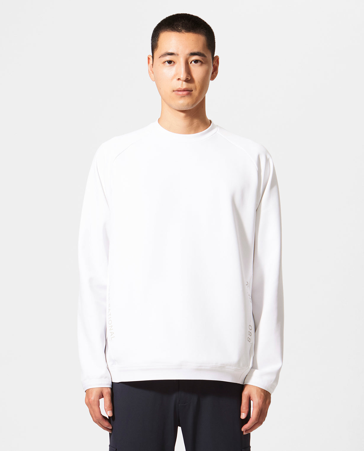 088_D ”2Dダンボールニット”クルーネック (ホワイト) – K-3B OFFICIAL SITE