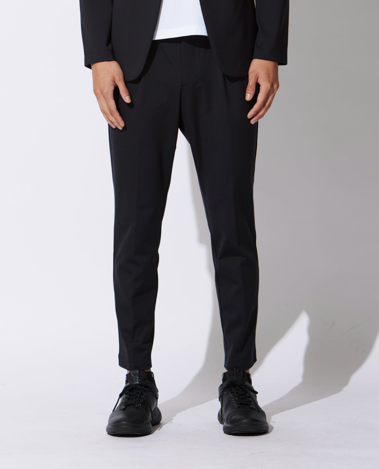 107_N 24HR-WEARABLE テーパードパンツ (ブラック) – K-3B OFFICIAL SITE