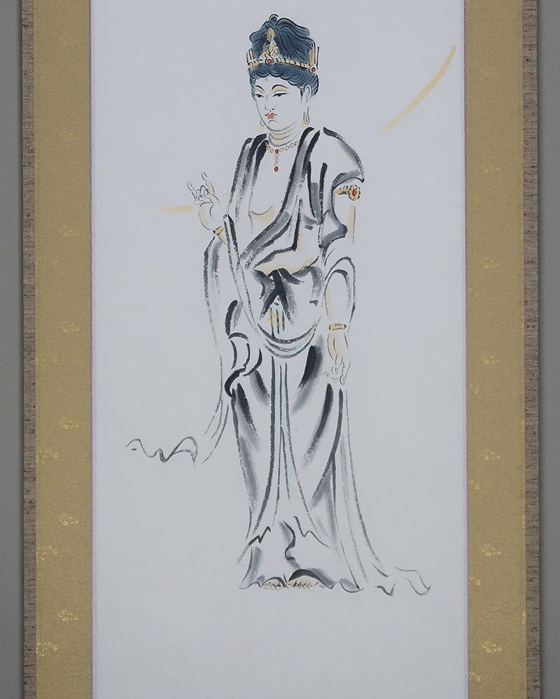 松本大圓 観世音菩薩 福寿海無量 | 掛軸(掛け軸)販売／表装ご依頼は
