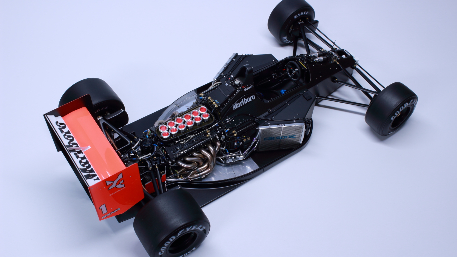 完成 1/12 Mclaren MP4/6 NO.3 メカニカル部分 | Kenji's Scale Model