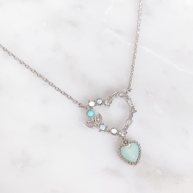 Flower＆Heart フェミニンネックレス | KTY