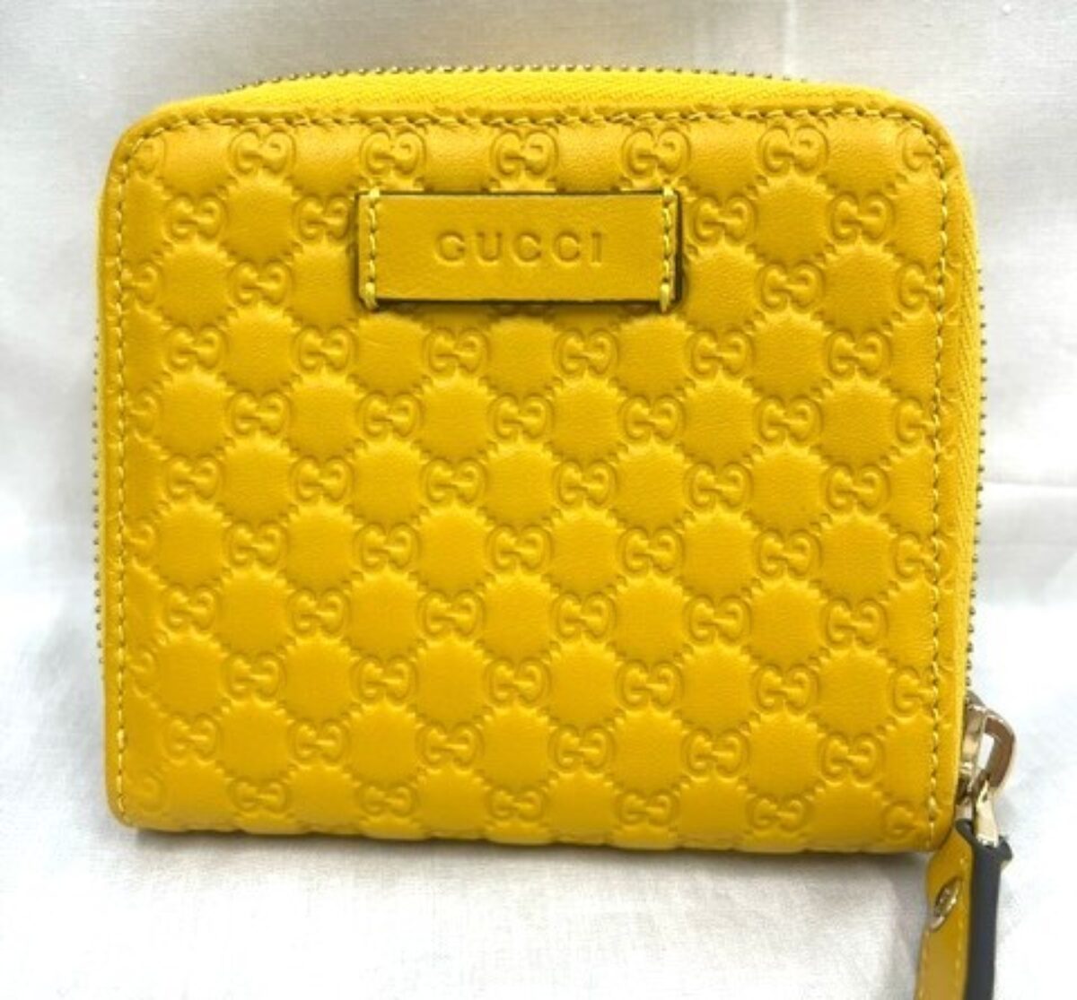 グッチ【GUCCI】マイクログッチシマ 二つ折り財布（449395-525040）の