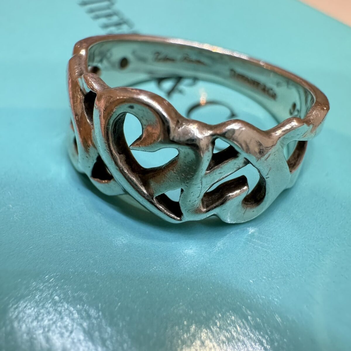 ティファニー シルバー アクセサリー ラビリングハート リング 買取