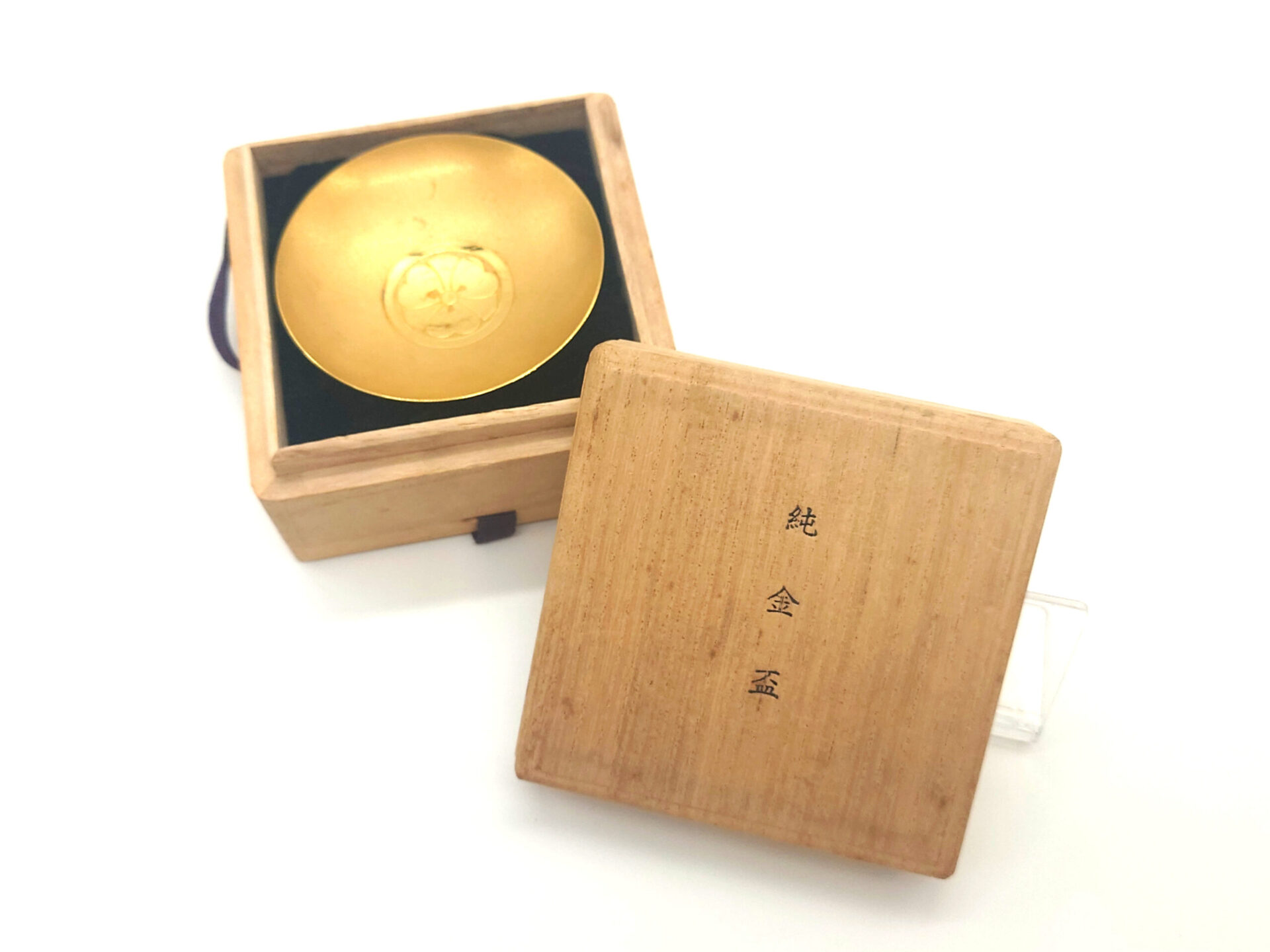 純銀盃39g、24KPG 4個セット 木箱無し 純銀盃39g、24KPG 4個セット 木