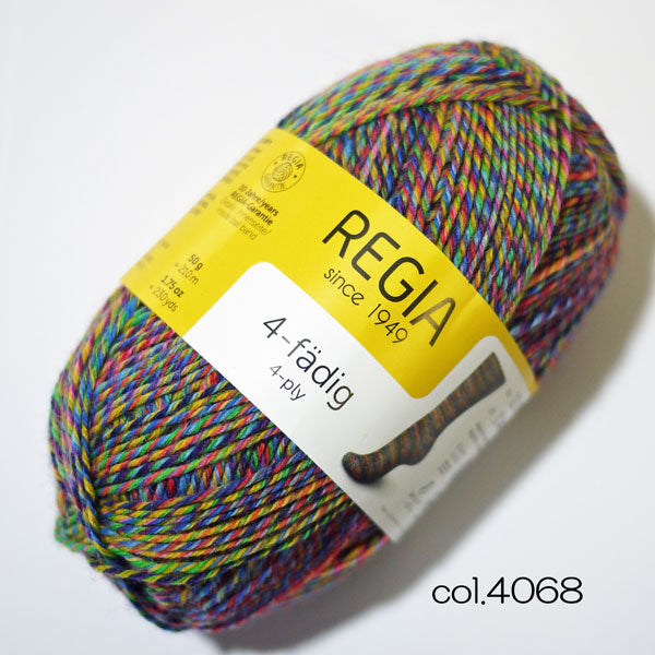 REGIA 4ply 4プライカラー【KN】3F Schaenmayr 毛糸 編み物 くつ下