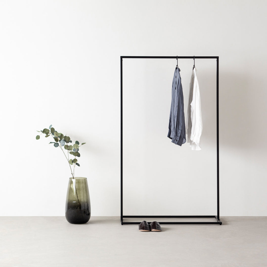 価格を見直しました】シンプル アイアン ハンガーラック W90 / W120