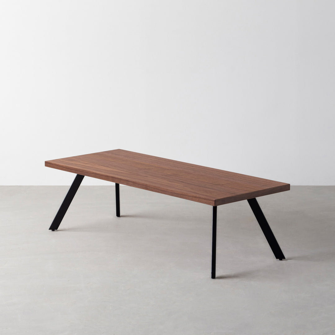 THE LOW TABLE / ウォルナット × Black Steel – KANADEMONO