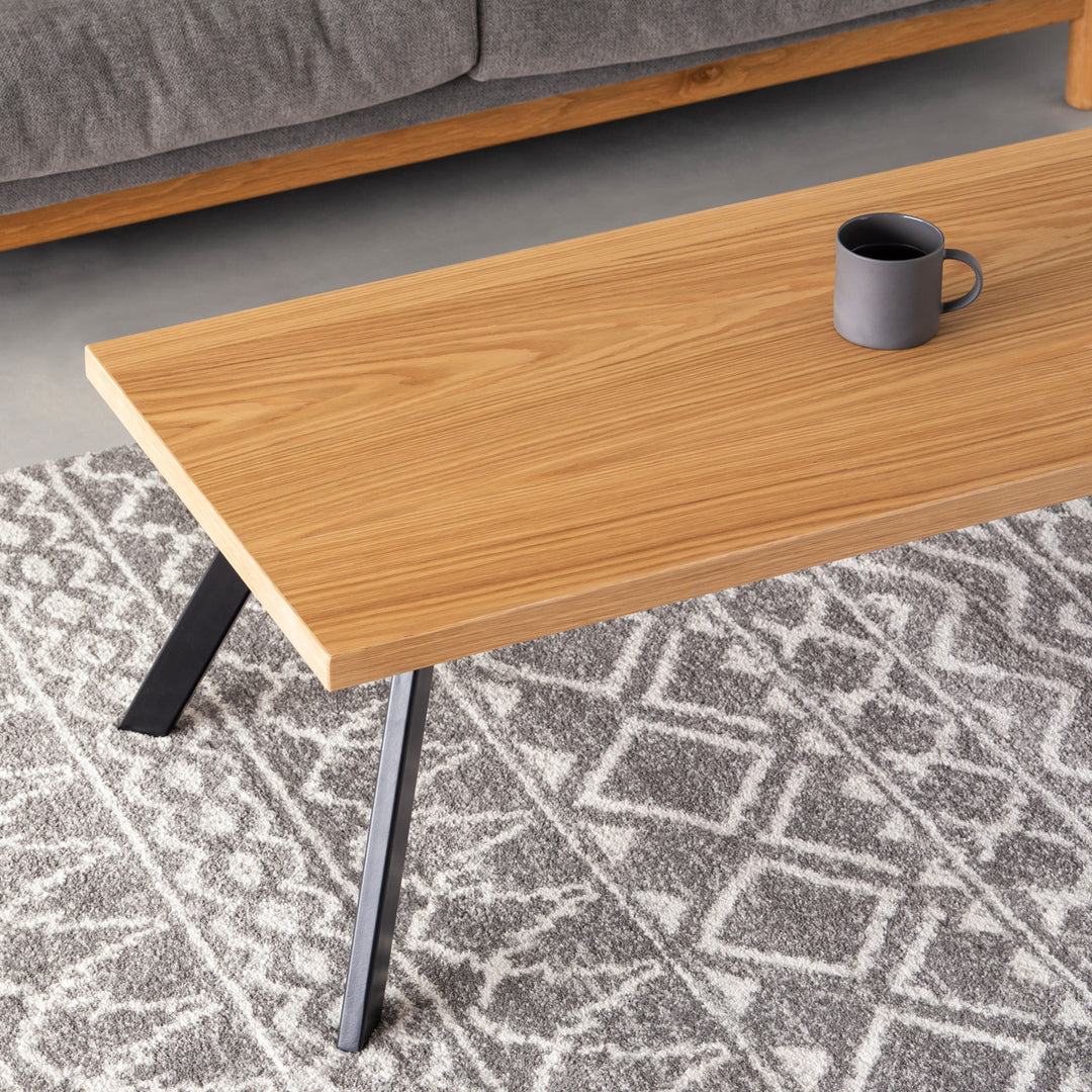 THE LOW TABLE / ホワイトオーク × Black Steel – KANADEMONO