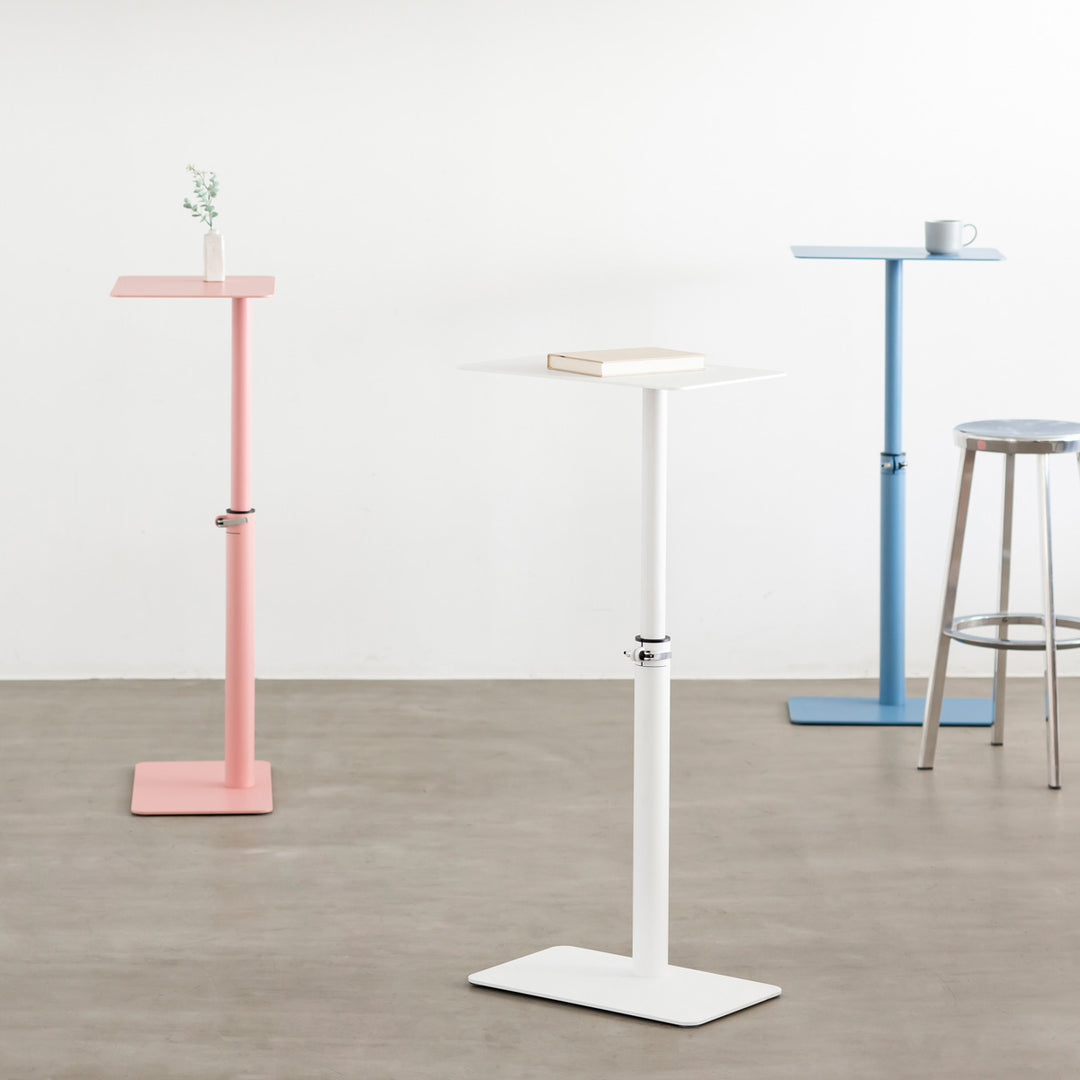 Scandinavian Design 高さを変えられる ミニマルサイドテーブル 全10色