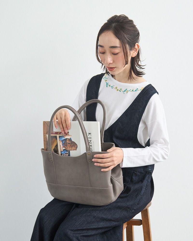 A4が入る「ミルフィーユ がま口 トートバッグ」 | Kanmi（カンミ）公式