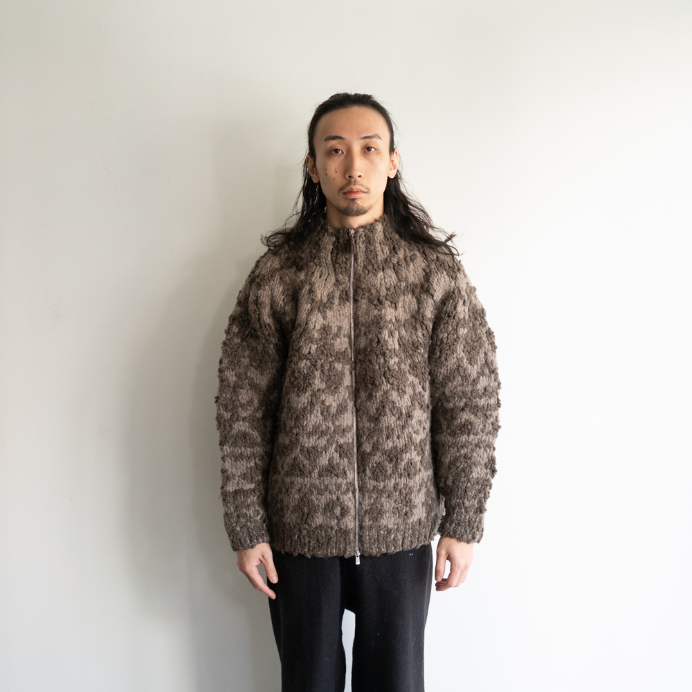OLD JOE / NORDIC PATTERN HAND SWEATER / kaddish