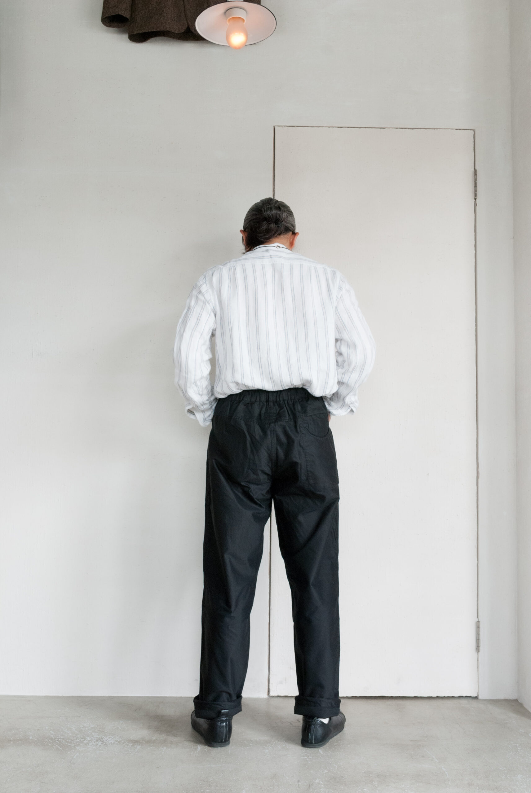 Post O'Alls E-Z Chinois De Luxe summer moleskin black | kado〔カド