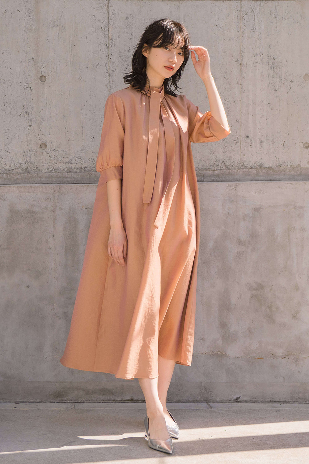 kaene公式オンラインストア シャンブレーAラインドレス / 100768 結婚