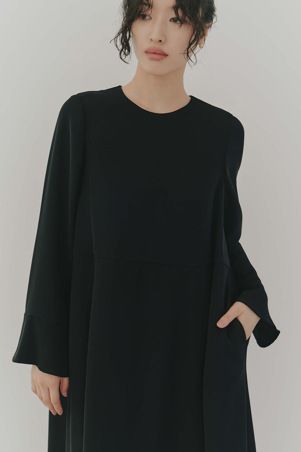 kaene公式オンラインストア Aラインロングスリーブワンピース / 100767