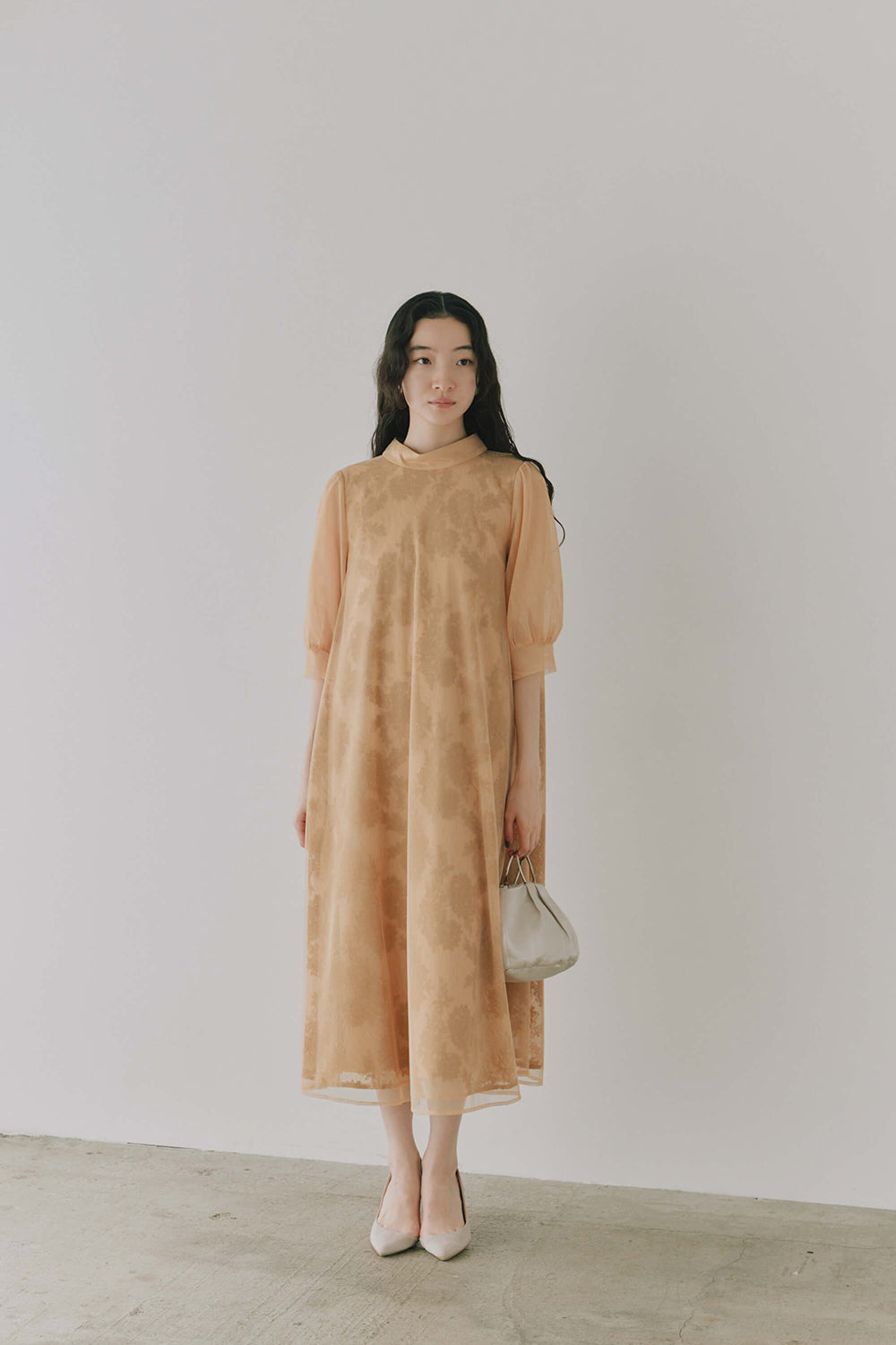 kaene公式オンラインストア チュールレースAラインドレス / 101099