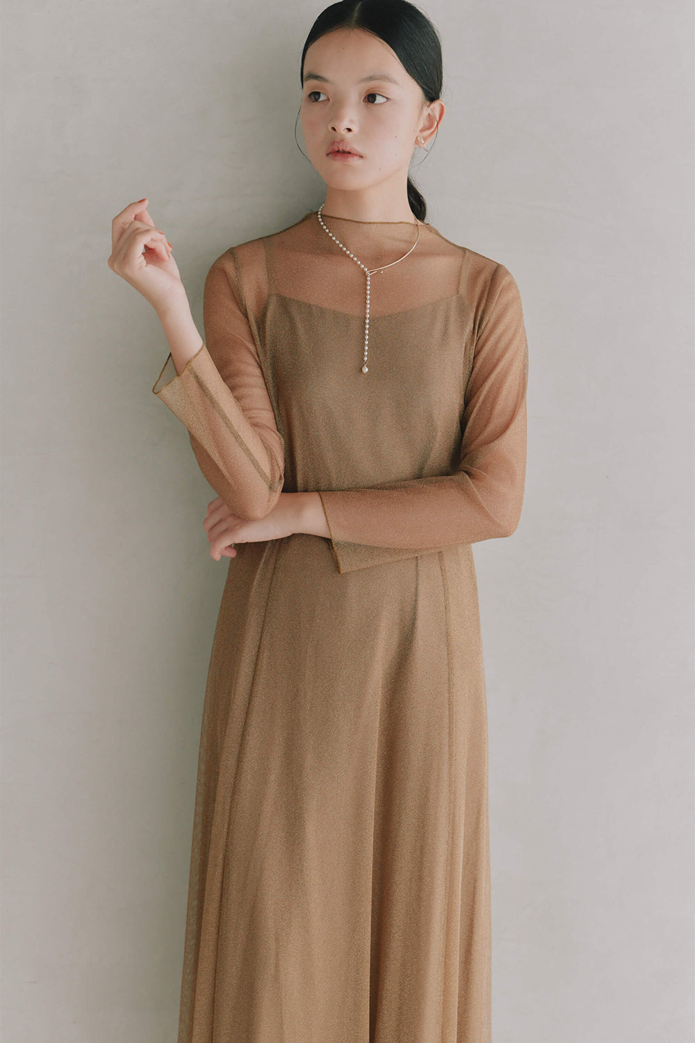 kaene公式オンラインストア ラメチュールメロウワンピース / 100535