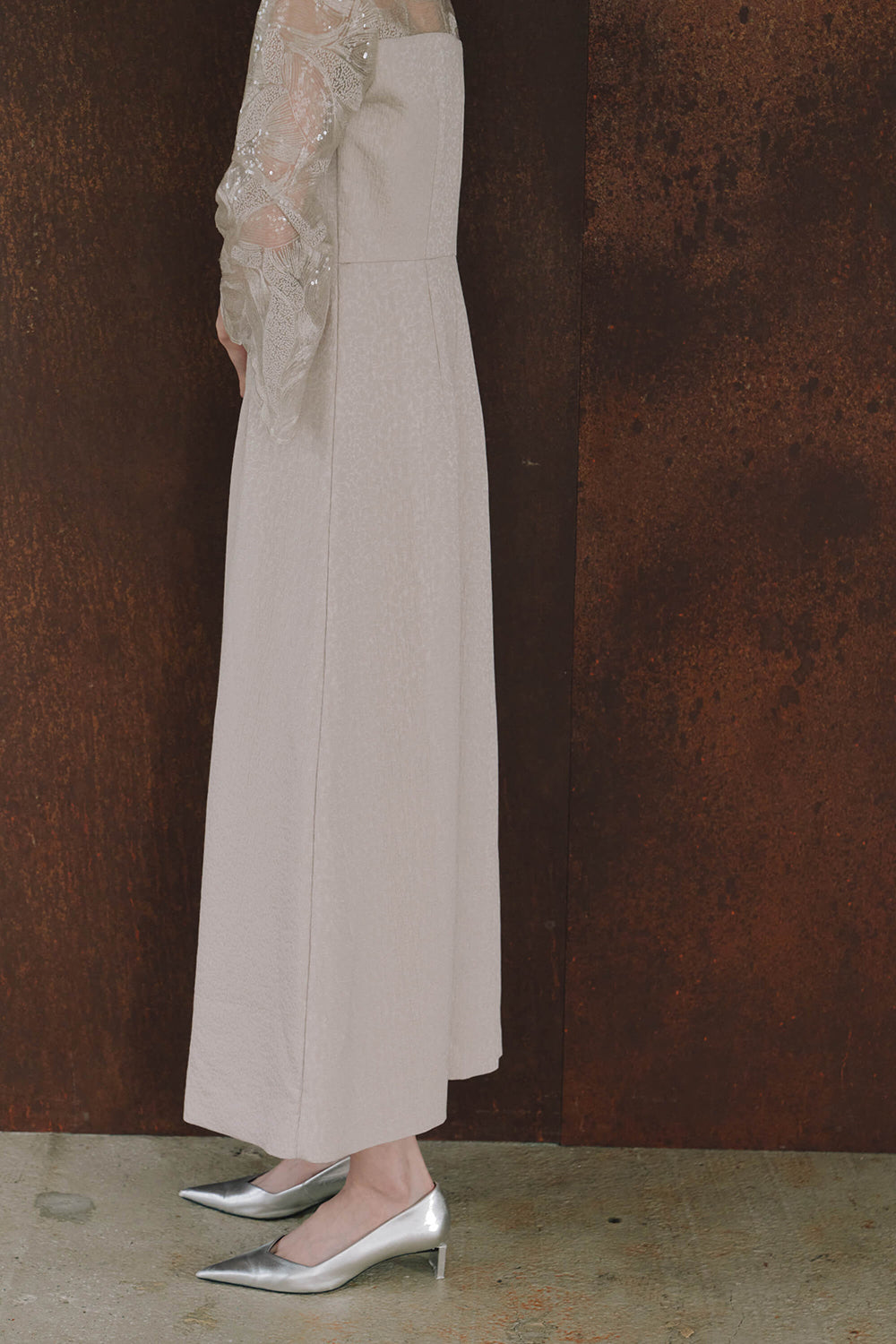 kaene公式オンラインストア ブリエレースジャカードコンビドレス