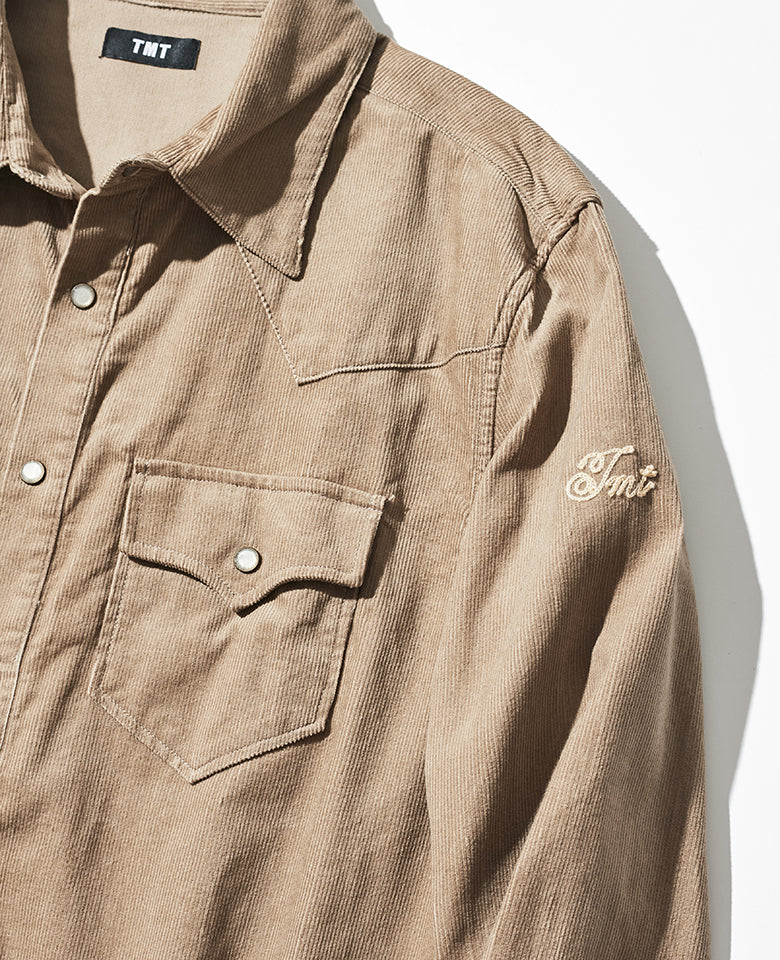 コーデュロイウエスタンシャツ – 買えるLEON