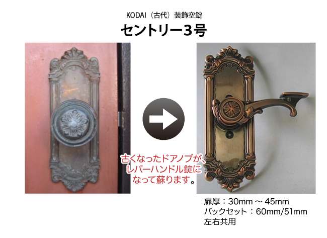 装飾錠タイプ よくある質問 | 鍵の鉄人本店