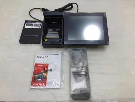 未使用 CASIO カシオ VX-100-KZ 電子レジスター レジ タッチパネル