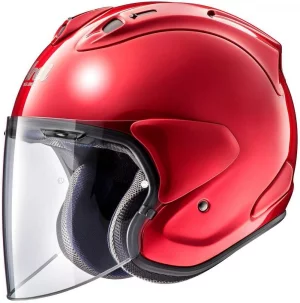 Arai VZ-Ram (VZ-ラム) ジェットヘルメット [カームレッド] Lサイズの