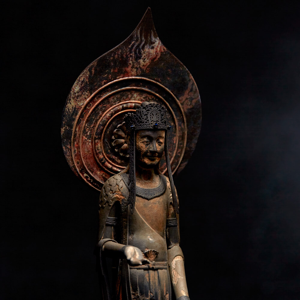 ポリストーン製塗装済完成品 法隆寺公認 国宝・百済観音フィギュア