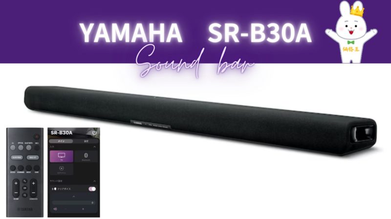ヤマハの新型エントリークラスサウンドバー『SR-B30A』 | 価格王TV!!