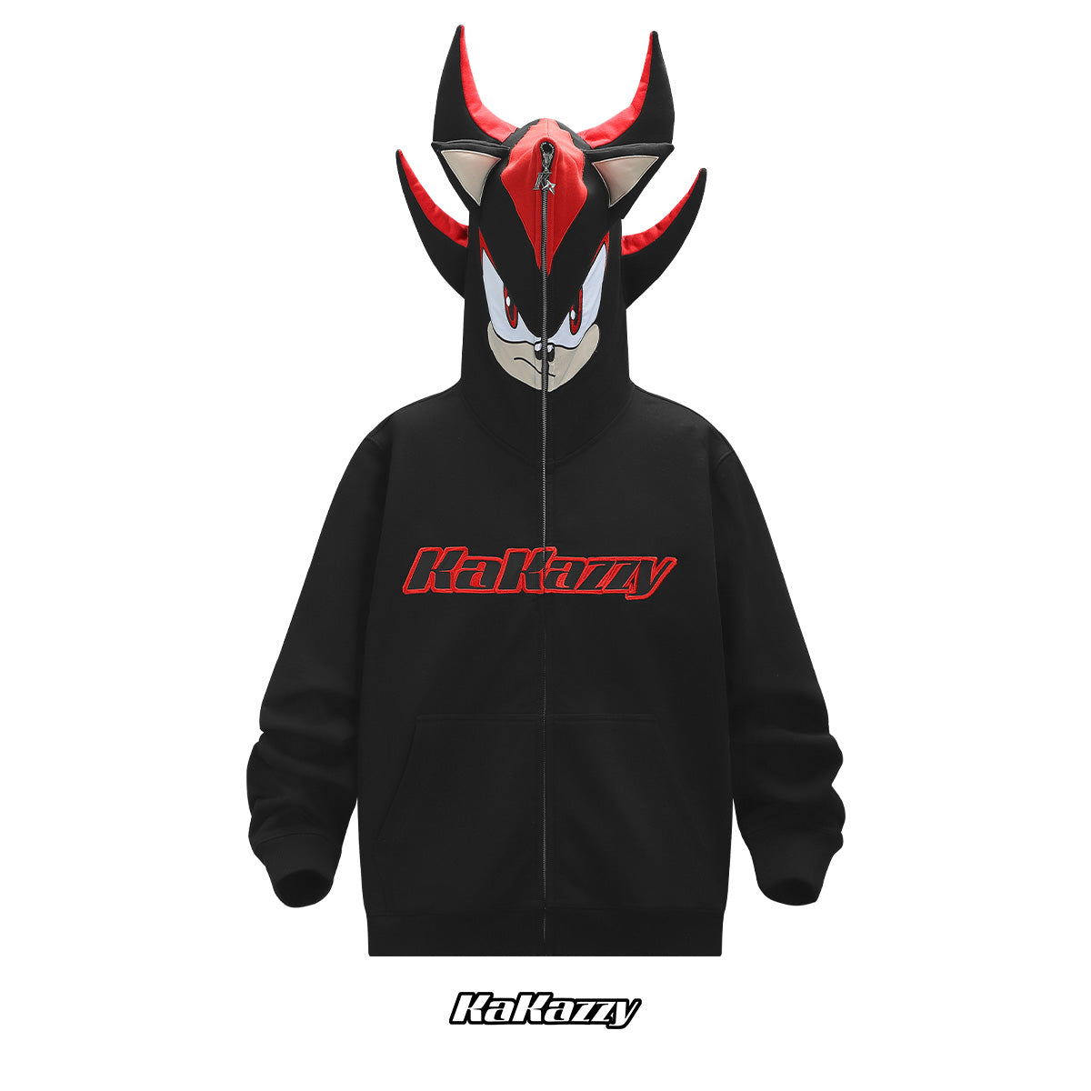 Kakazzy Full Zip Hoodie Black – kakazzy