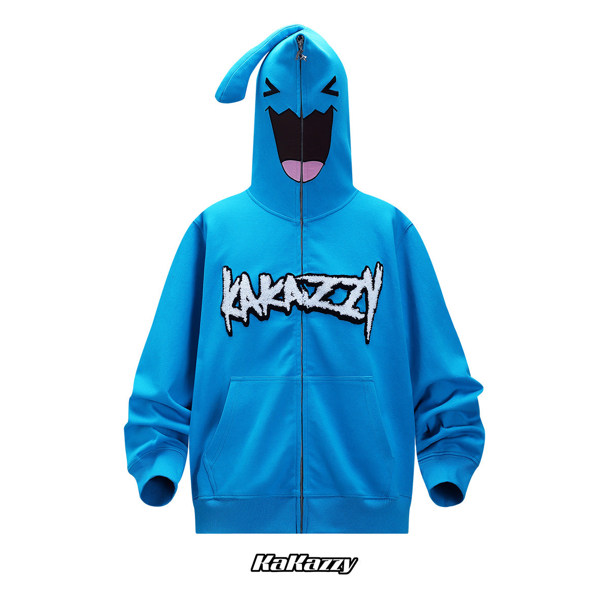kakazzy Full Zip Hoodie Blue