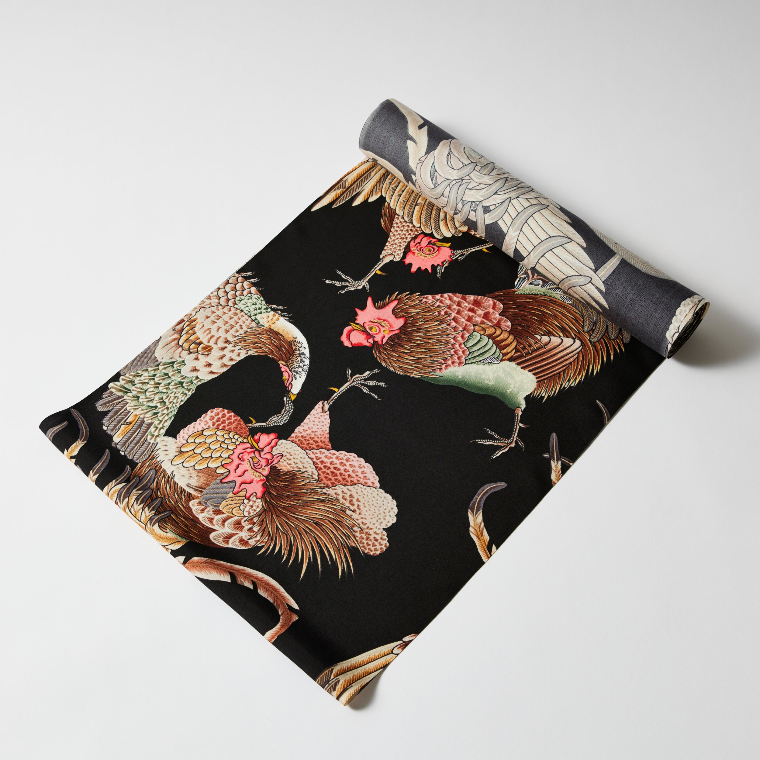 長襦袢｜群鶏｜岡重｜ 正絹