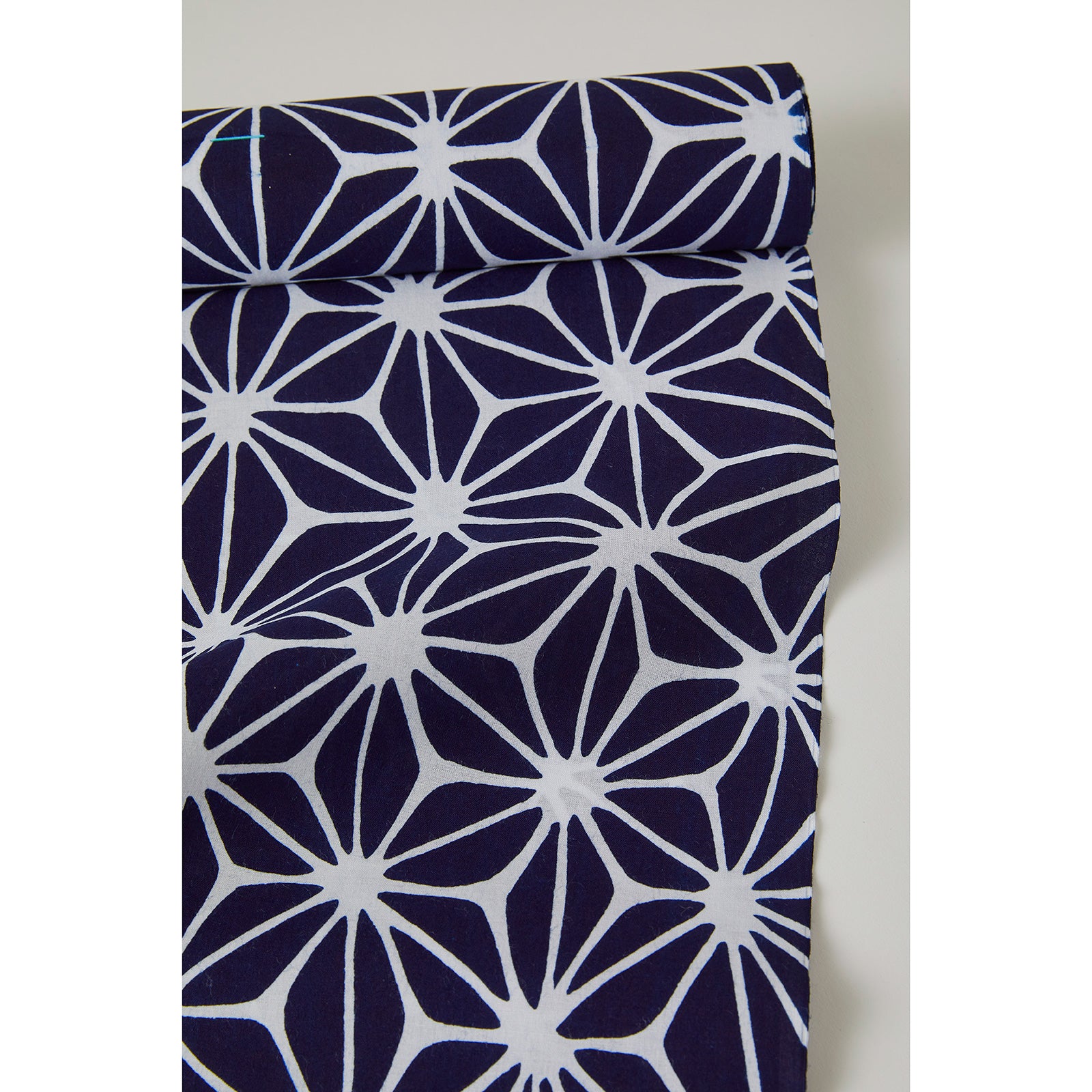 プレタ浴衣｜レディース｜変わり麻の葉 紺｜竺仙