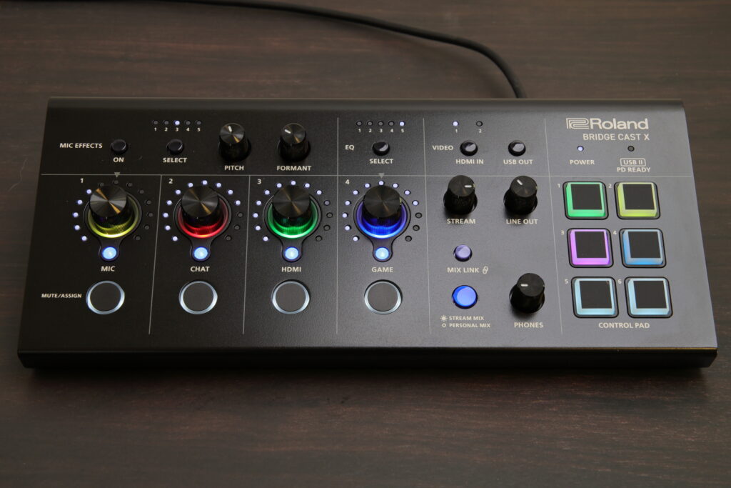 Roland BRIDGE CAST X レビュー・音の調整＋映像をカバーした最強配信