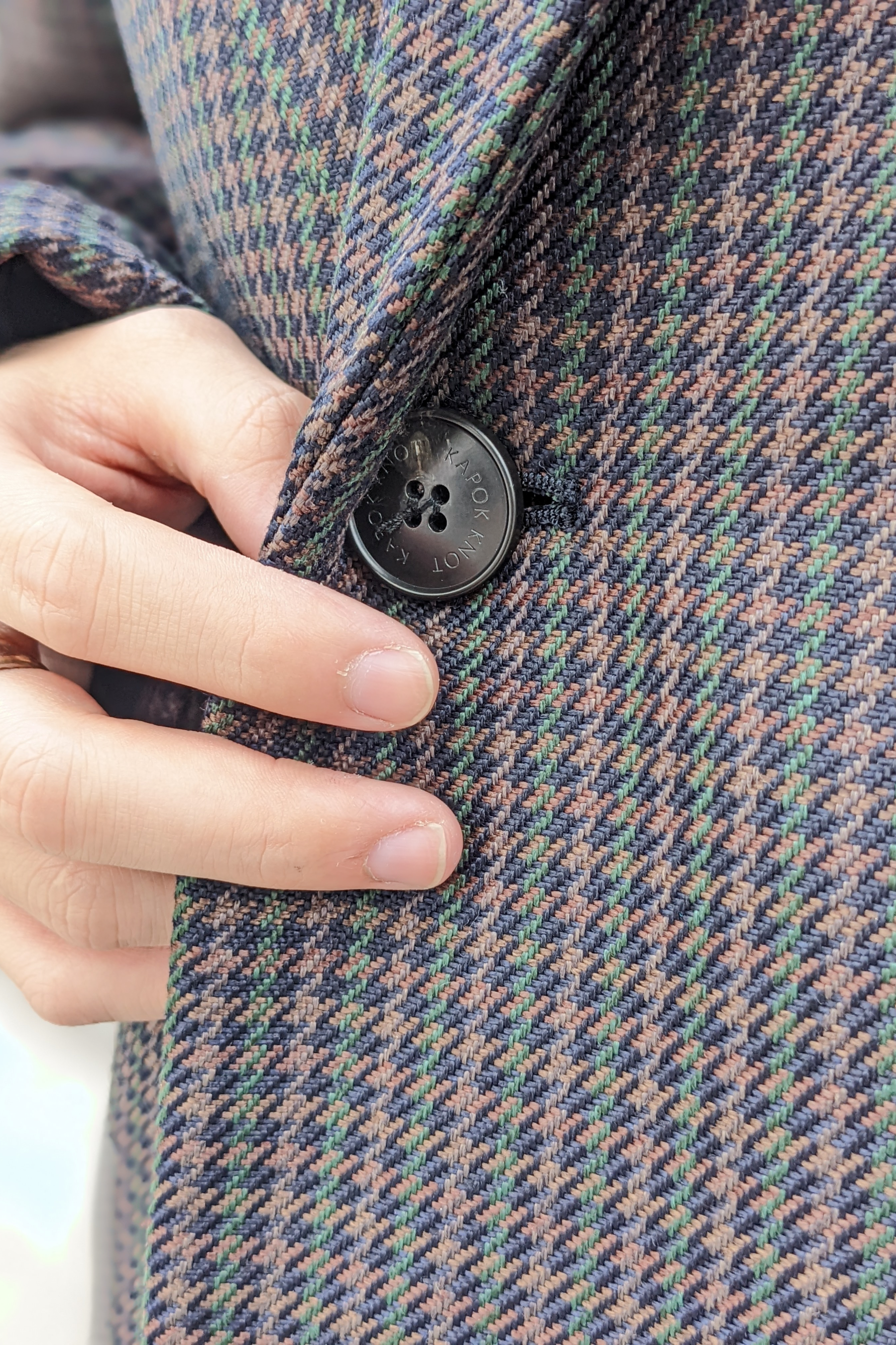 チェックチェスターコート-Unisex