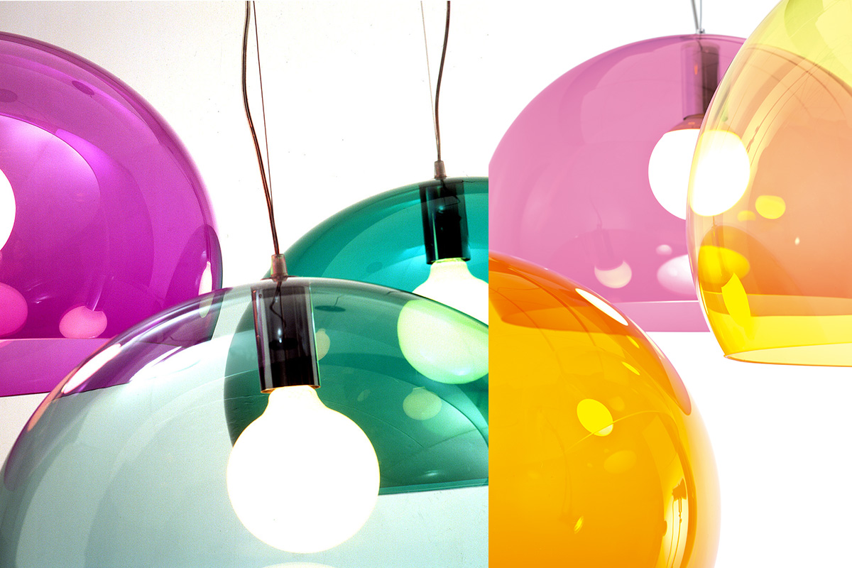 カルテル フライ スカイブルー 電球付 カルテル フライ スカイブルー