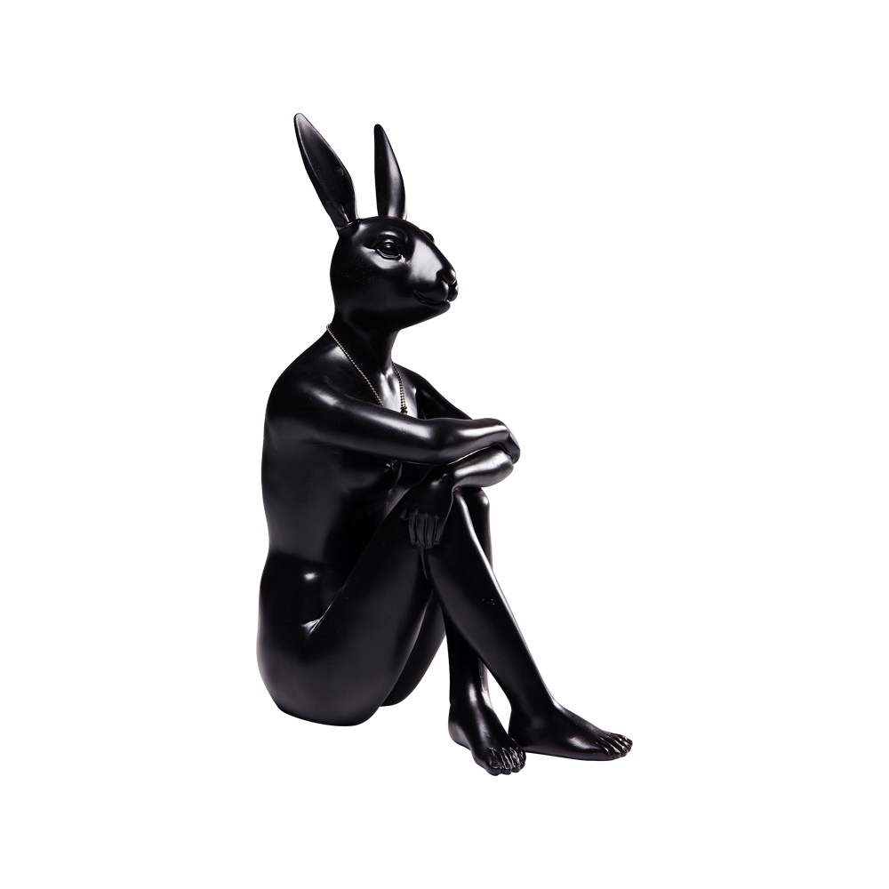 ギャングスターラビット ブラック デコフィギア - オブジェ・置物の