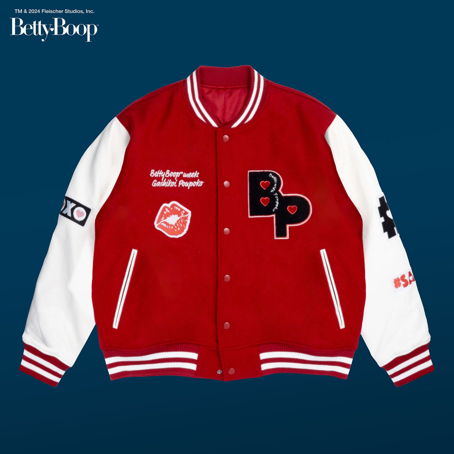 POKOPEA Collaboration】BETTY BOOP™ x ガチ恋ぽんぽこ Wool Melton